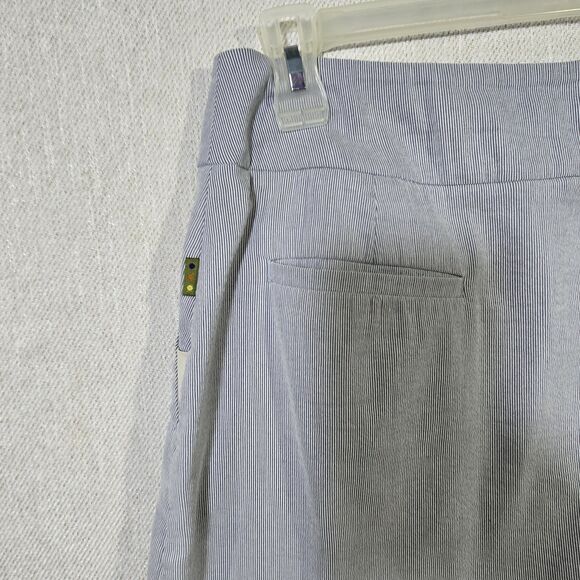 Swing Control Skirt Skort Golf Tennis Blue White Stripe 10 Waist 32 - Picture 3 of 16